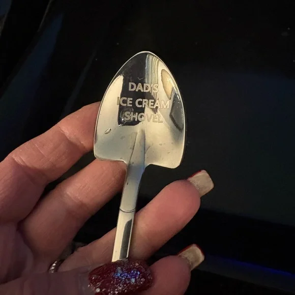 Personalized Dad's Ice Cream Shovel Funny Engraved Stainless Steel Spoon /Shovel - Picture 9 of 12